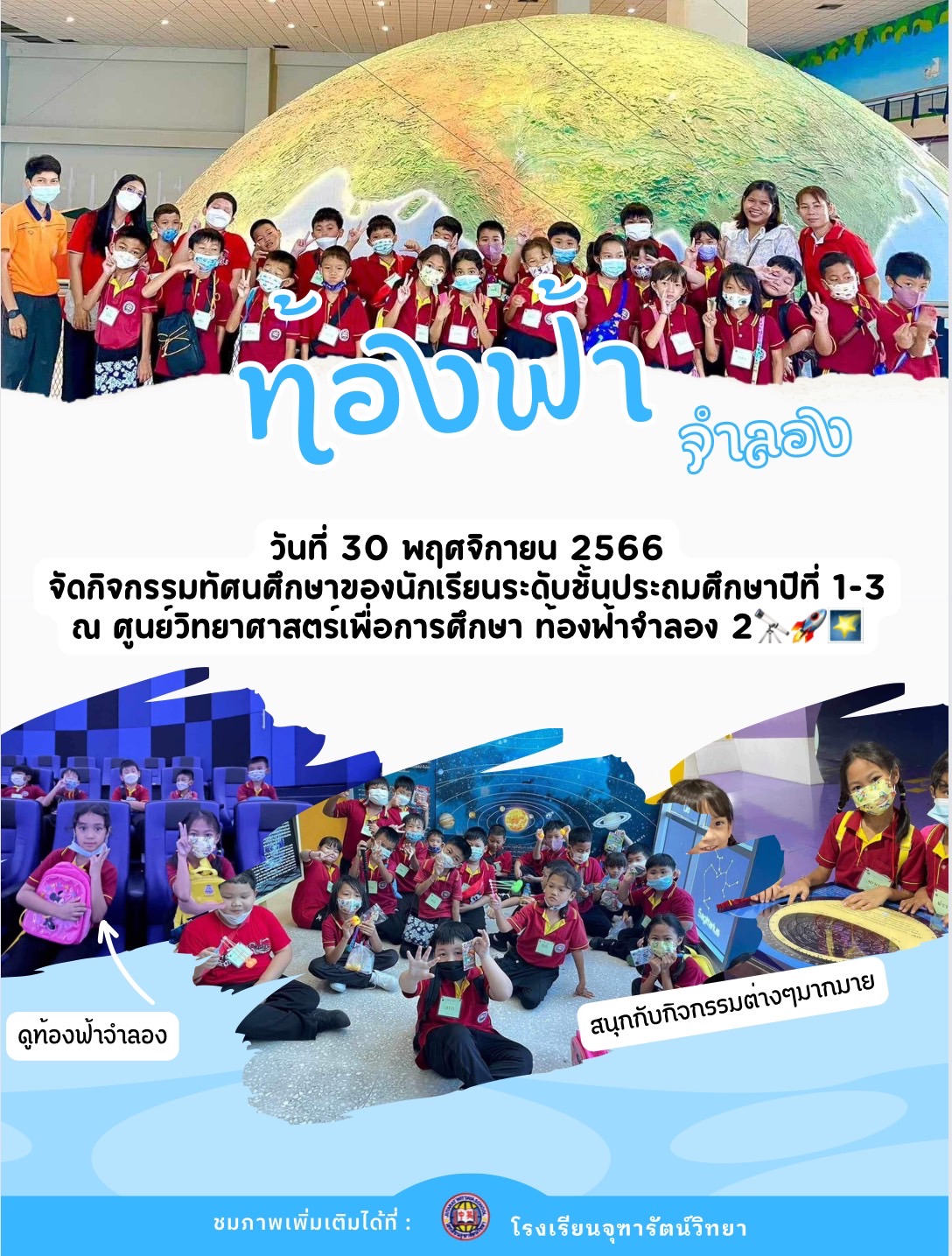 ทัศนศึกษานักเรียนชั้น ป.1-3